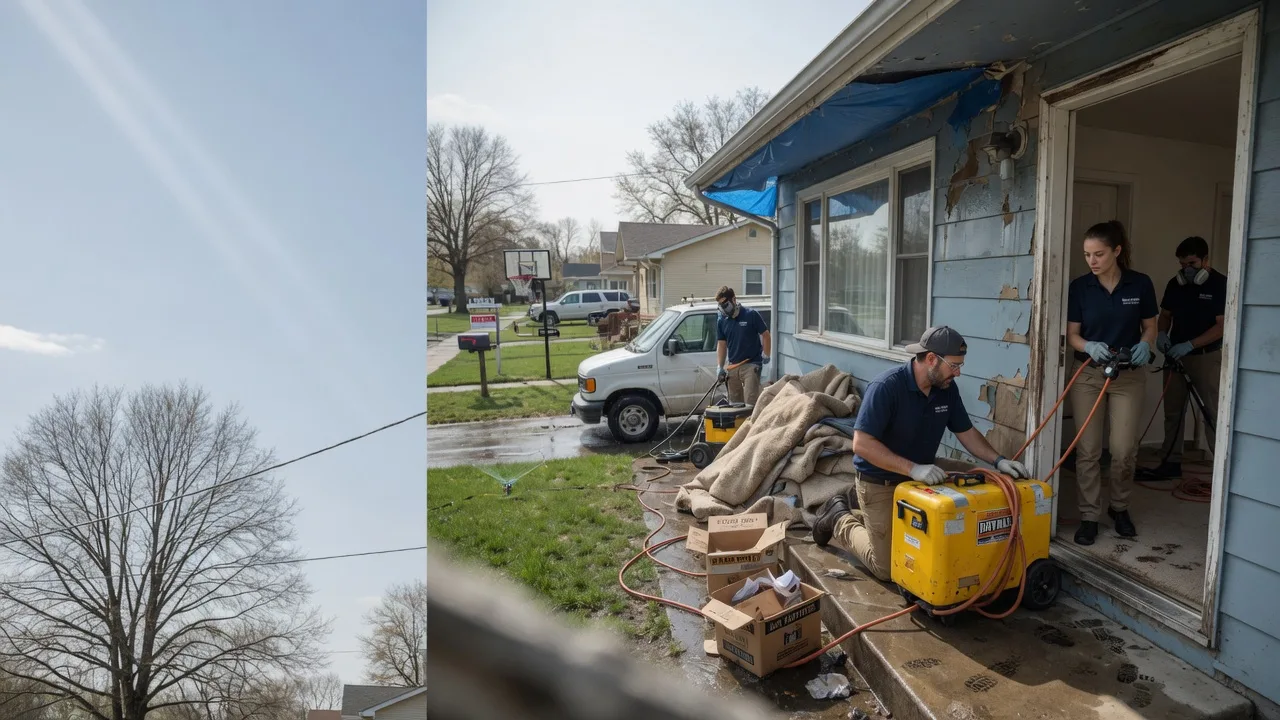 Basement Flood Cleanup in Caro, MI near me